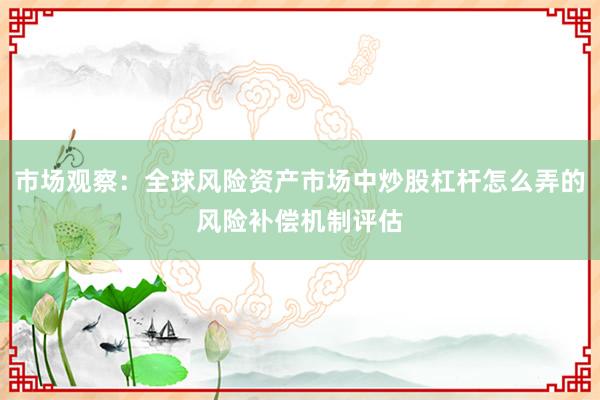 市场观察：全球风险资产市场中炒股杠杆怎么弄的风险补偿机制评估
