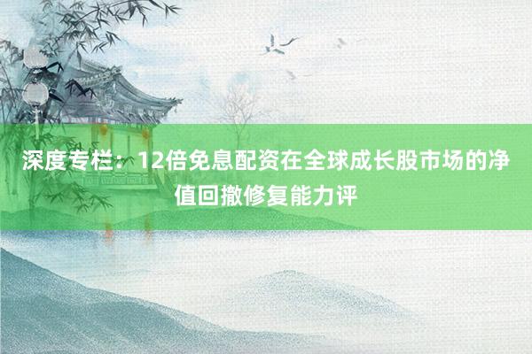 深度专栏：12倍免息配资在全球成长股市场的净值回撤修复能力评